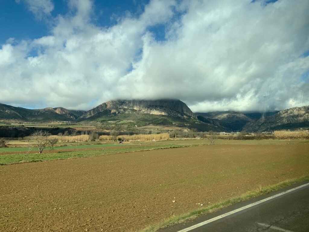 Alluring mountains on the road to Andorra