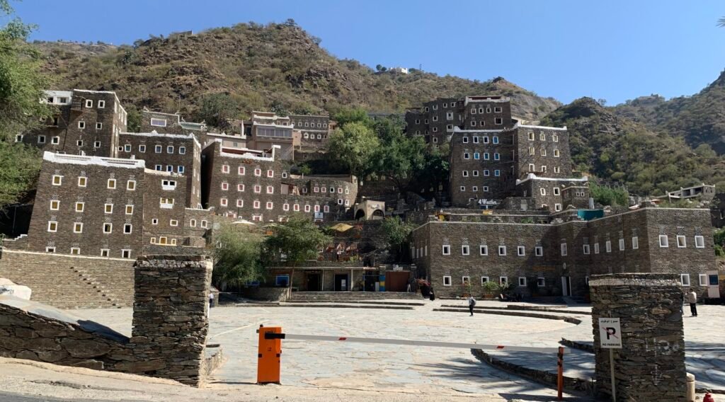 Rijal Alma'a: Note the no parking sign and access control gantry