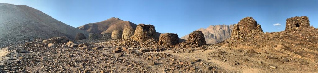Budget Itinerary Oman. The beehve tombs at Al Ayn, also a UNESCO World Heritage Site