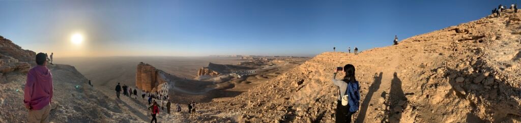 Waiting for the Sunset here at the Edge of the World. Every tour group will allow time to wait.