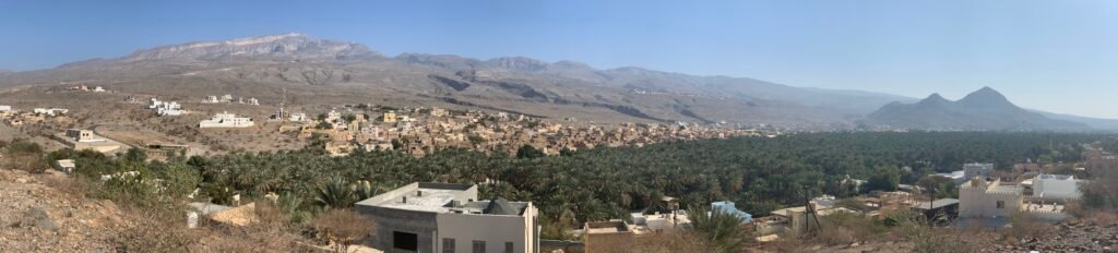 Viewpoint at Al Hamra near Jebel Shams Oman