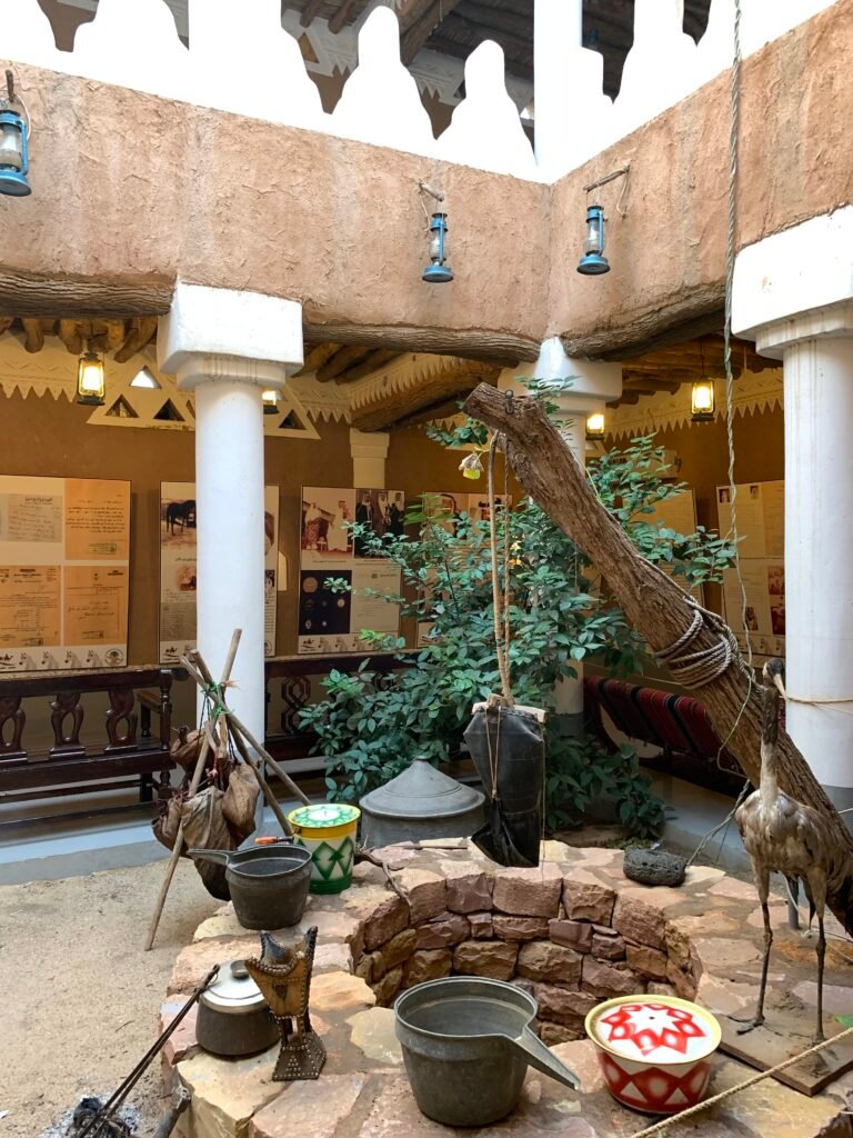 16days Saudi Arabia Itinerary. The open courtyard within the Al Oqiylat Heritage Museum.
