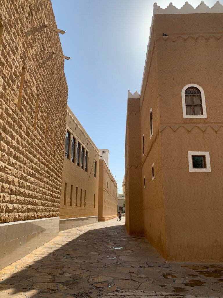 16Days Saudi Arabia Itinerary. Walking around the exterior of the Murabba Historical Palace.