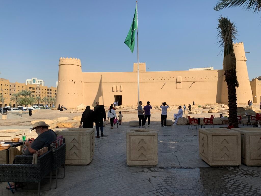 Budget Itinerary for Saudi Arabia.  Al Masmak Fortress, a key place in the making of today's Saudi Arabia
