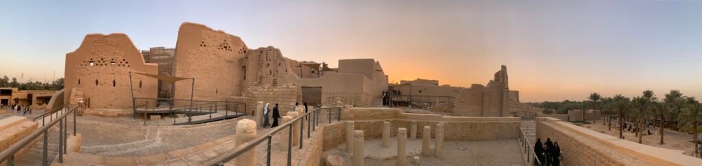 16Days Saudi Arabia Itinerary. Evening light at AT Turaif.