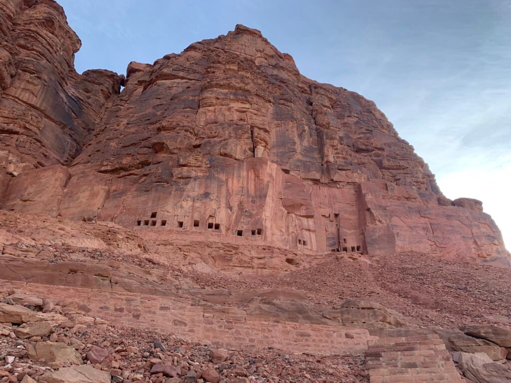 16days Saudi Arabia Itinerary. Can you spot the Dadanitic grave where there are two lions on guard at the top?