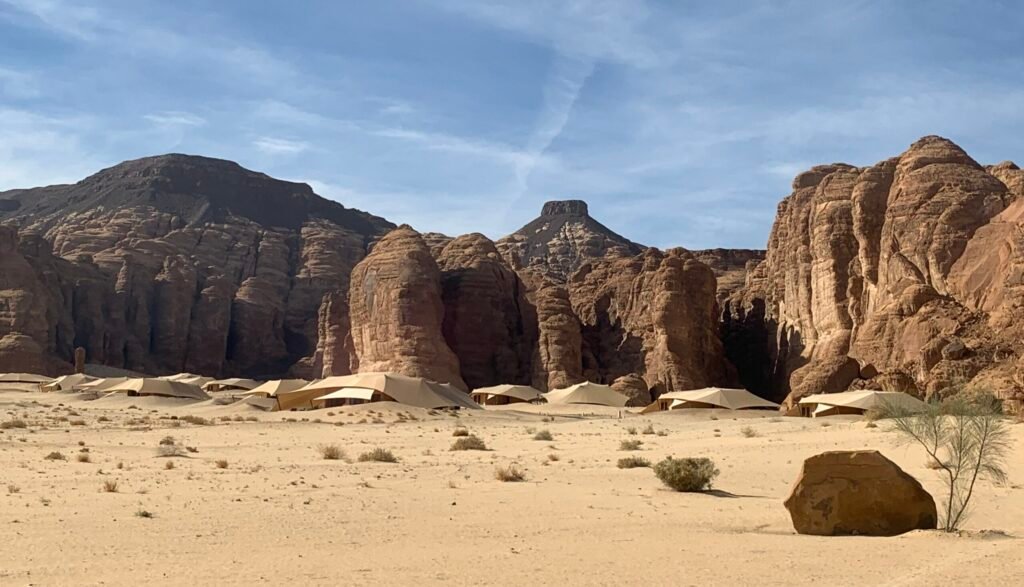 16days Saudi Arabia Itinerary. Some of the accommodation options near Maraya in Al Ula.
