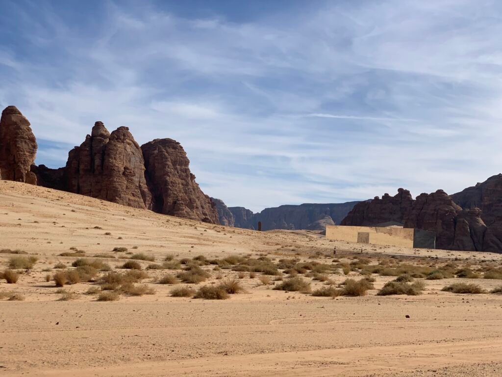 16days Saudi Arabia Itinerary.  Maraya is quite a distance away from either access checkpoint.