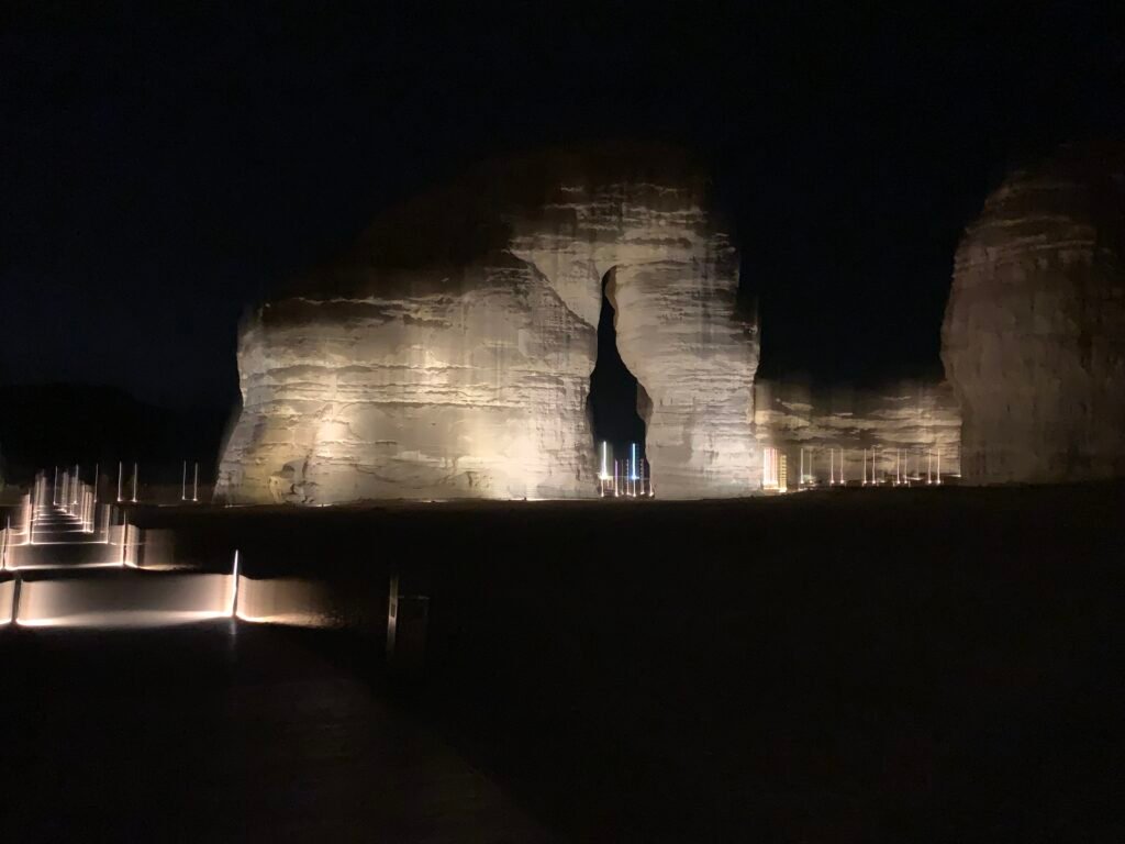 16days Saudi Arabia Itinerary. Elephant Rock view from Exit in Al Ula.