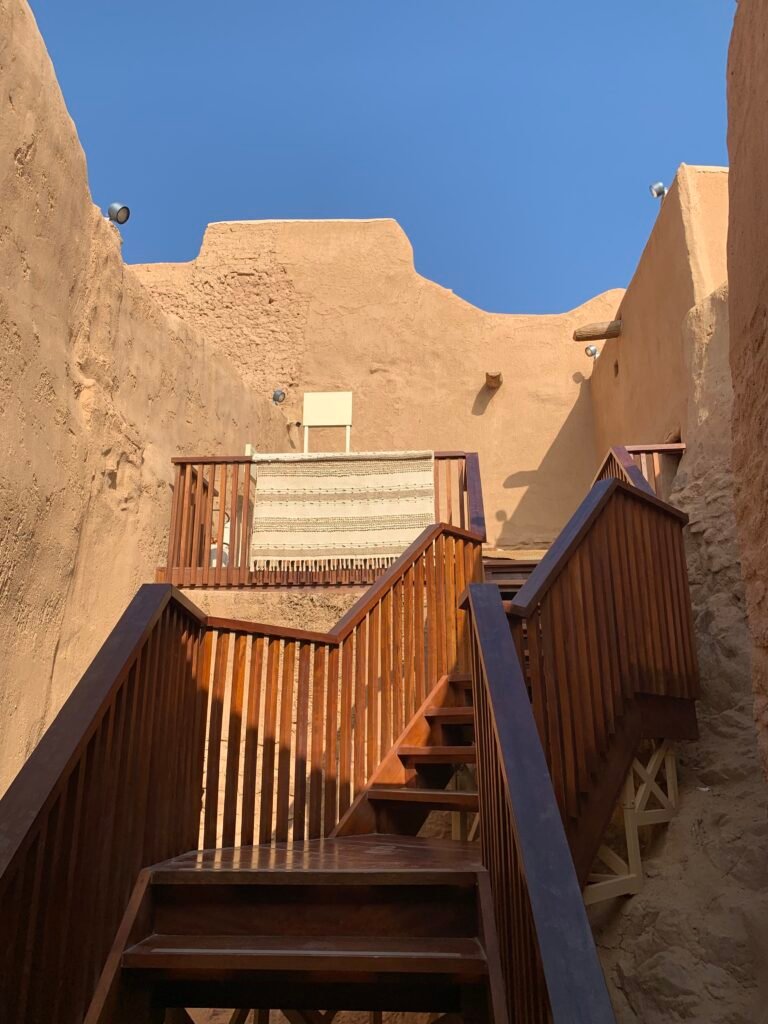 16days Saudi Arabia Itinerary. One of the old mud houses converted into art space at Al Ula Old Town