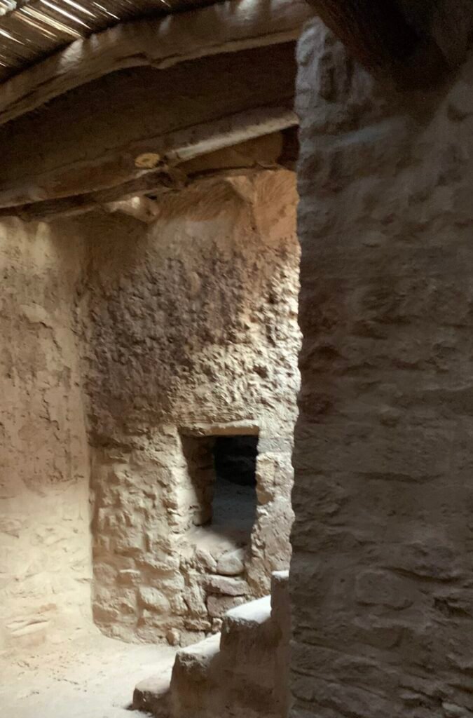 16days Saudi Arabia Itinerary. Restricted access into one of the old mud houses in Al Ula Old Town.