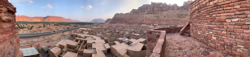 16days Saudi Arabia Itinerary. Vantagepoint from AL Ula Fort.