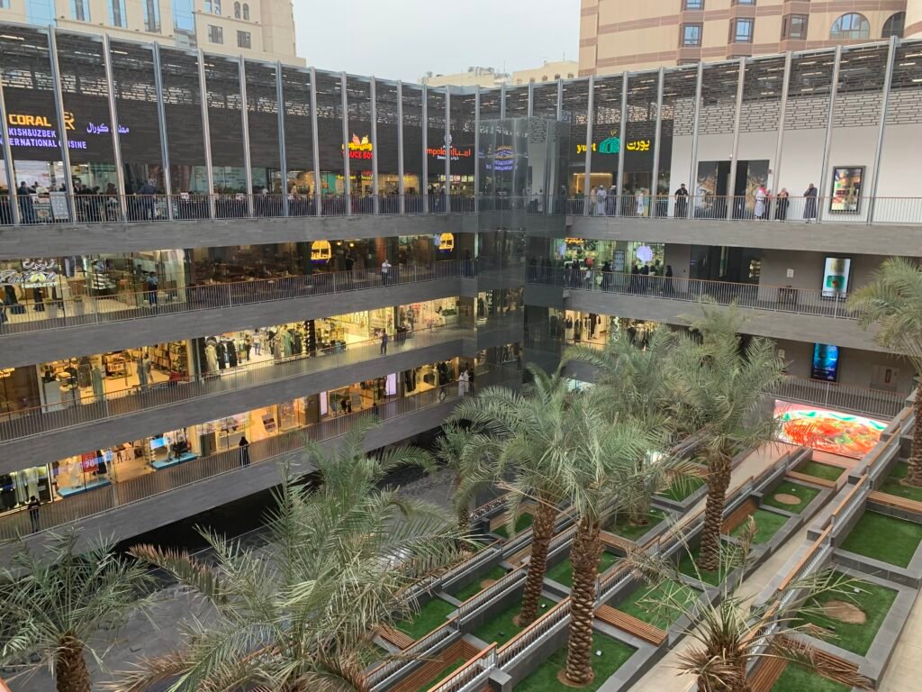The courtyard park of AS Safiyyah Museum and Park in Madinah