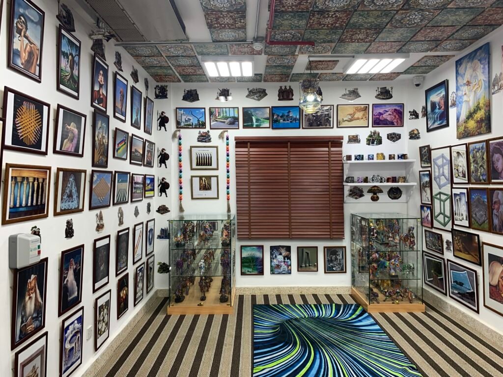 This is in the ground floor and within one room at the Al Taybat International City Museum of Science and Information. Imagine every every room is as dense with exhibits as this.