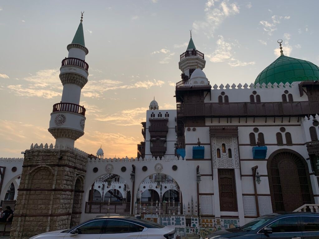 The Al Taybat Museum at Sunset.