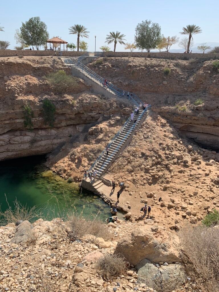 Budget Itinerary Oman. Bimmah Sinkhole