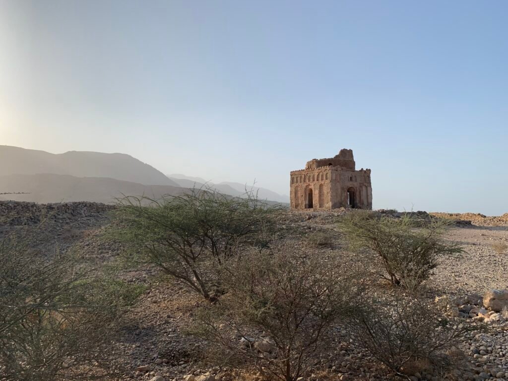 UNESCO world heritage at Qalhat, the Bibi Maryam tomb and mausoleum
