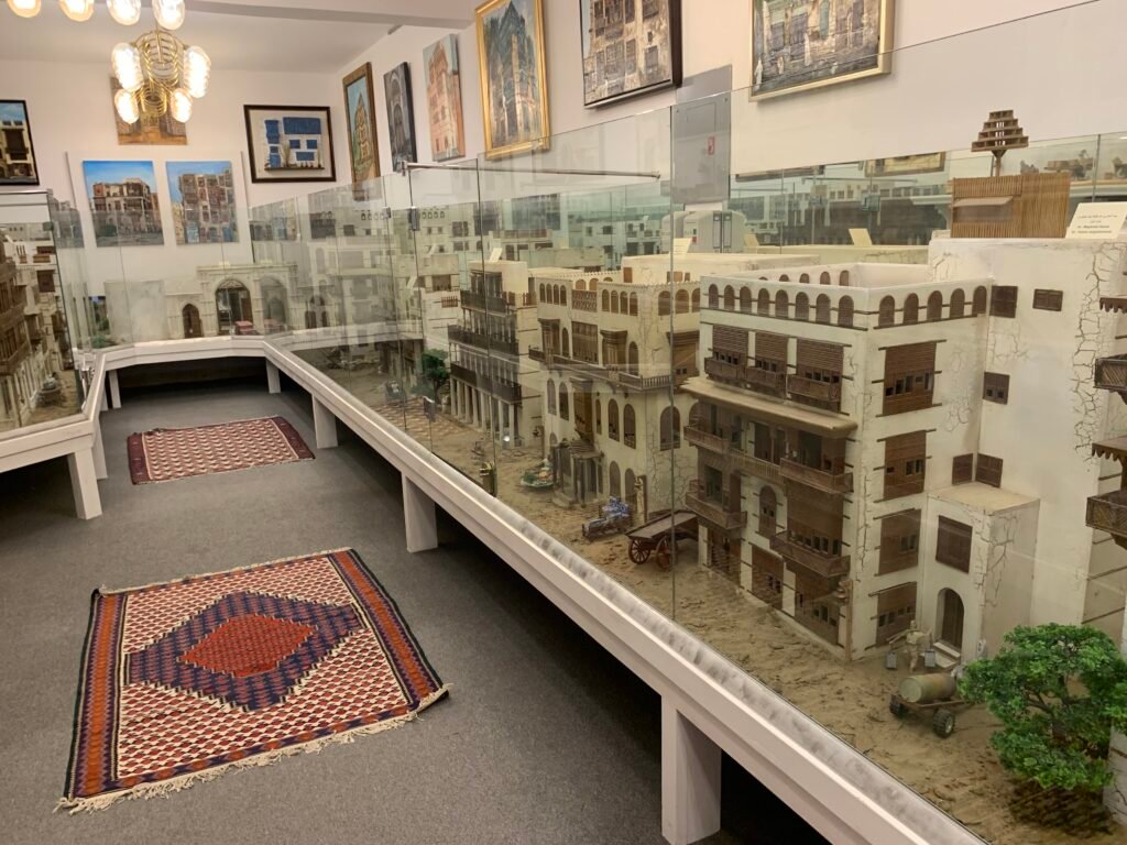 Scale models t the AL Taybat Museum, of the buildings at the UNESCO world heritage site of Al Balad, which is a good pre-cursor to seeing Al Balad in life size.