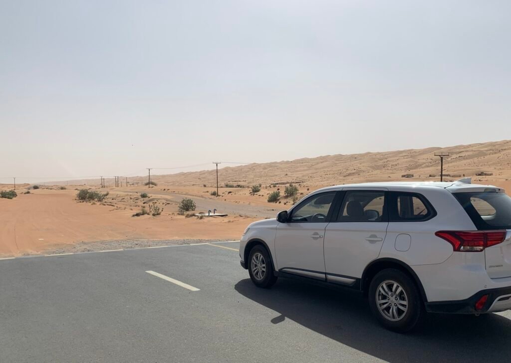 Wahiba Sands from Paved to Unpaved and Sand