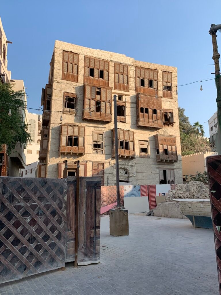 And another Al Balad block of apartments under restoration.