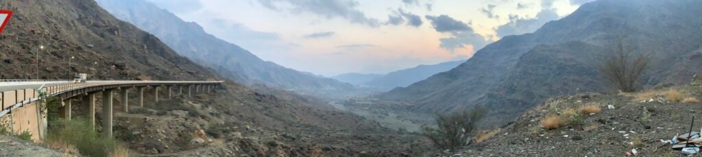 The Valley leading to Thee Ain Heritage Village