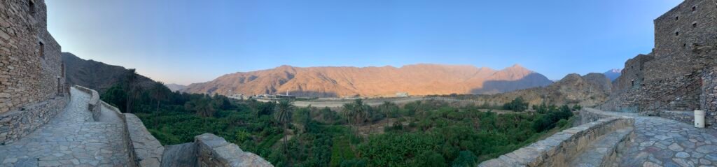 The surround landscape in the day at Thee Ain Heritage Village