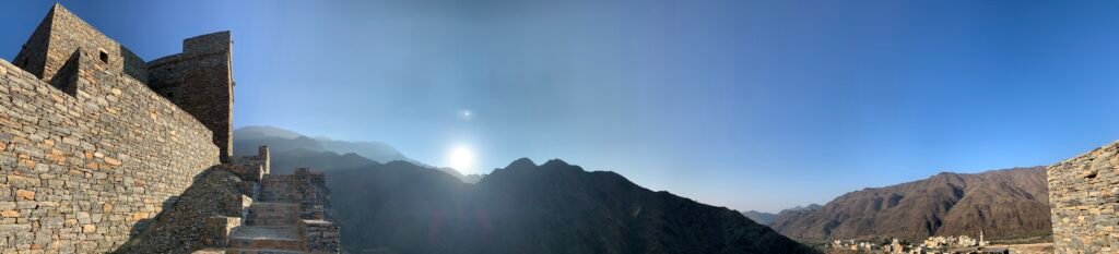 Now the sun is up at Thee Ain Heirtage Village