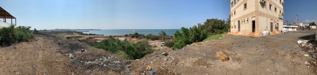 Looking at the Red Sea enroute to Jizan