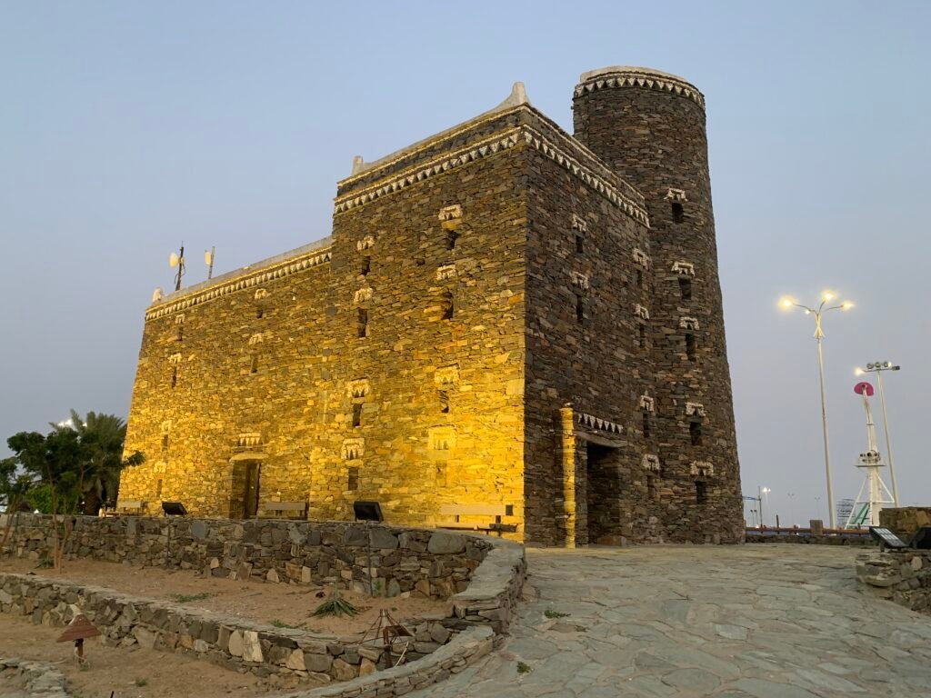 The fort at Jazan Heritage Village and it's closed.