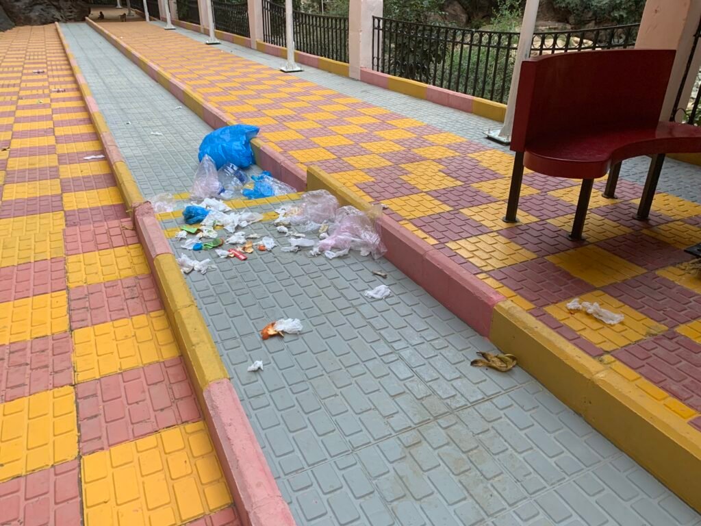 It is always the monkeys and the lack of monkey proof bins that resulted in this mess.