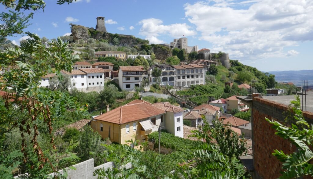 Budget Itinerary Albania. View of Kruja Castle